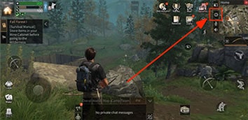 LifeAfter: кнопка Settings на главном экране